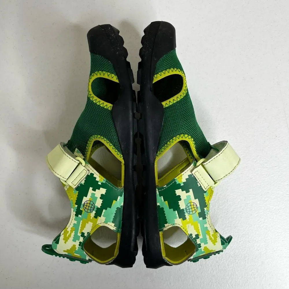 Adidas X Lego Terrex Captain Toey Core Green Glow Sandals Kids 6 Hiking Water